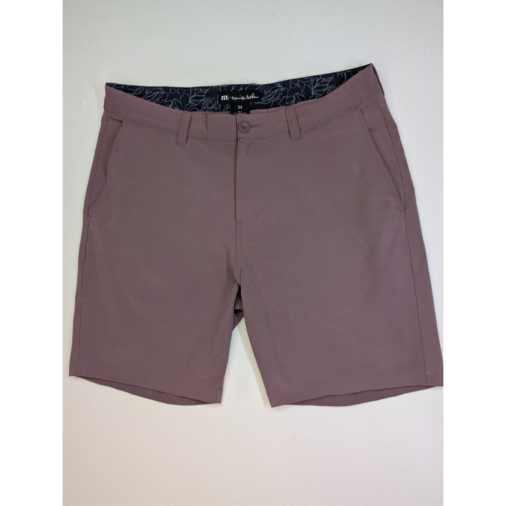 TRAVIS MATHEW Men's Purple Golf Casual Shorts Size 34